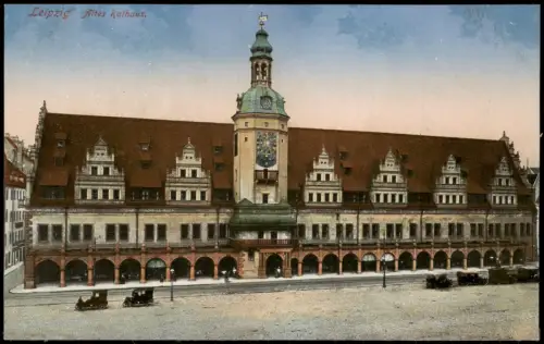 Ansichtskarte Leipzig Altes Rathaus 1915
