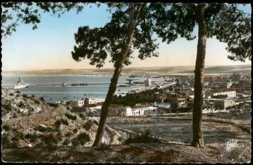 Postcard Arzew Gesamtansicht von Arzew 1935