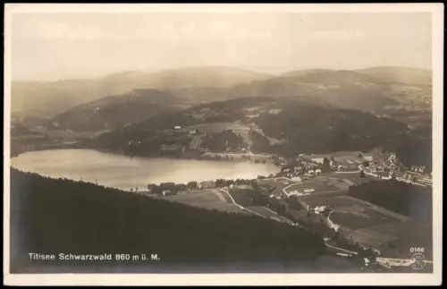 Ansichtskarte Titisee Panorama-Ansicht vom Titisee 1940