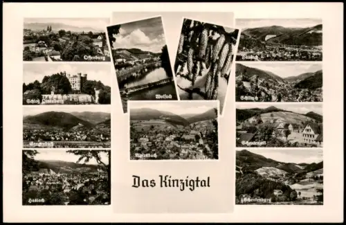 Haslach im Kinzigtal Schloß Ortenburg Offenburg Gengenbad Alpirsbach 1967