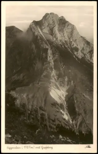 Ansichtskarte Pfronten (Allgäu) Breitenberg 1838 - Stimmungsbild 1930