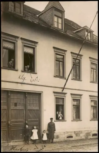 Foto Nastätten Wohnhaus mit Familie 1915 Privatfoto