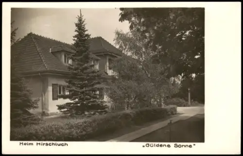 Ansichtskarte Storkow (Mark) Heim Hirschluch, Haus Güldene Sonne 1960