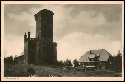 Ansichtskarte Seebach Hornisgrinde und Rasthaus Neuer Turm Schwarzwald 1920