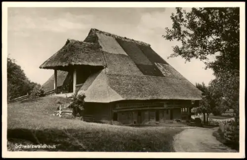 .Baden-Württemberg Schwarzwaldhaus (ohne Ortsangabe) Black-Forrest-House 1955