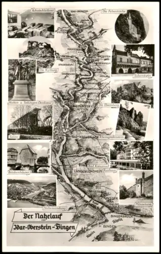 Bad Münster am Stein-Ebernburg Der Nahelauf von Idar-Oberstein bis Bingen 1955
