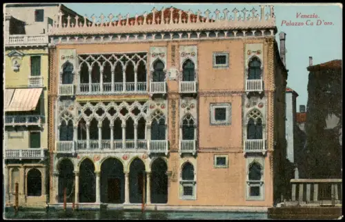 Cartolina Venedig Venezia Palazzo Ca D'oro 1910