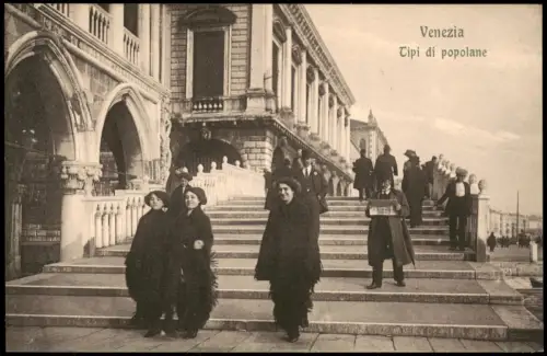 Cartolina Venedig Venezia Venezia Tipi di popolane (Einheimische) 1920