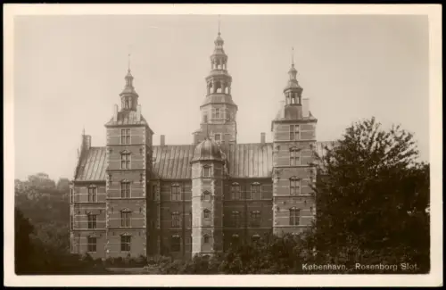 Postcard Kopenhagen København Schloss Rosenborg 1910