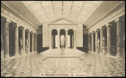 Kopenhagen København Festsalen in der Ny Carlsberg Glyptotek 1910