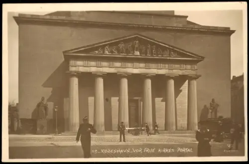 Kopenhagen København Portal der Frauenkirche (Vor Frue Kirke) 1910