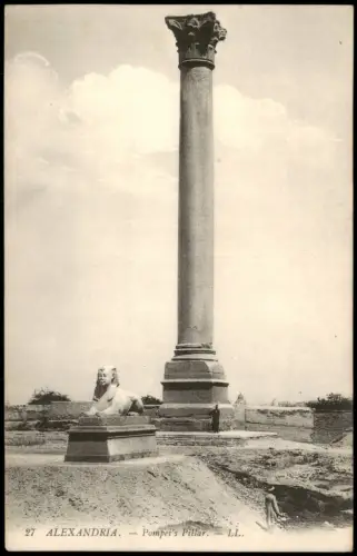 Alexandrien الإسكندرية‎, al-Iskandariyya ALEXANDRIA Pompei 's Pillar 1910