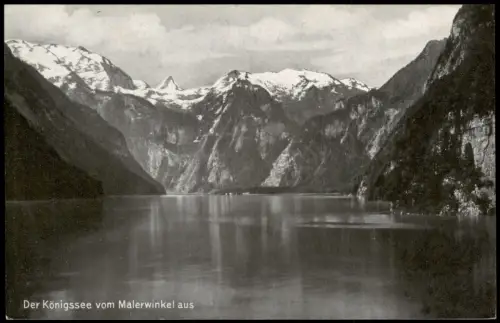 Ansichtskarte Schönau am Königssee Königssee vom Malerwinkel aus 1940