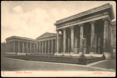 Postcard London British Museum 1905
