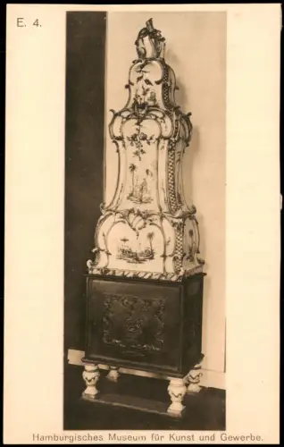 CPA Fayence Fayence Fayence-Ofen mit Chinoiserien 1930