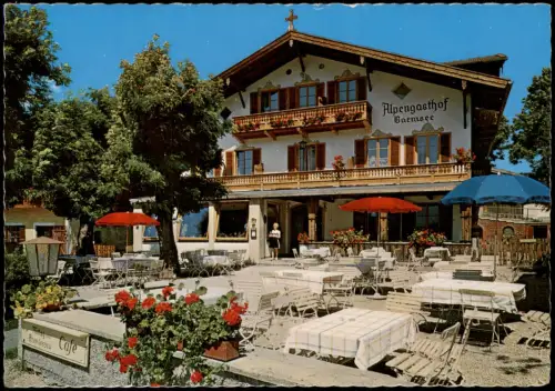 Ansichtskarte Krün Alpengasthof Barmsee Krün b. Mittenwald 1975