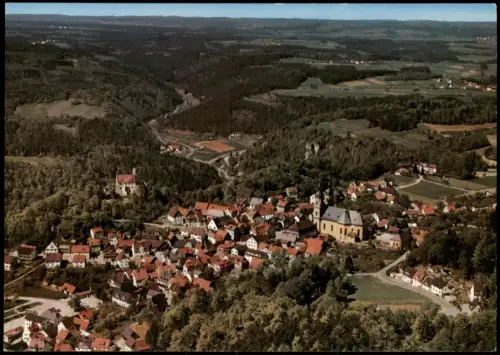 Ansichtskarte Gößweinstein Luftbild Luftaufnahme Fliegeraufnahme 1970