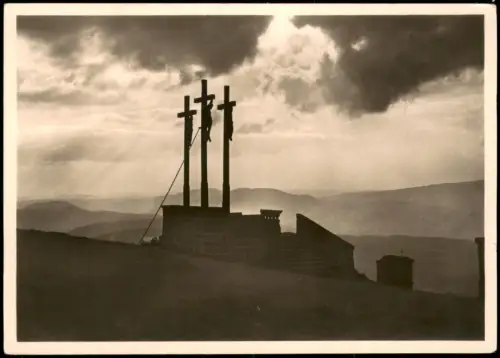 Bischofsheim  Umland schöne Rhön Kreuzberg-Golgatha Kreuzigungsgruppe 1937