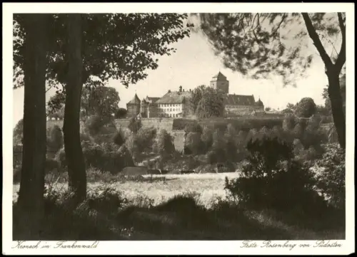 Kronach Feste Rosenberg im Frankenwald künstl. Aufnahme G. Neukam 1940