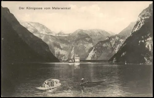 Ansichtskarte Schönau am Königssee Der Königssee vom Malerwinkel 1913