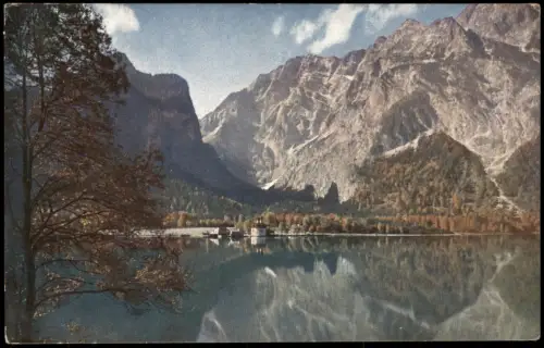 Schönau am Königssee Berchtesgaden Königsee Blick auf Bartholomä 1920