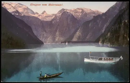 Schönau am Königssee Königssee vom Malerwinkel aus gesehen 1919