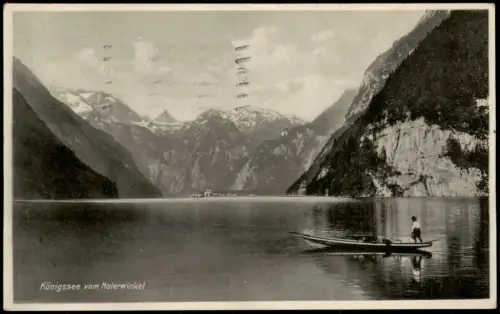 Ansichtskarte Schönau am Königssee Königssee vom Malerwinkel 1932