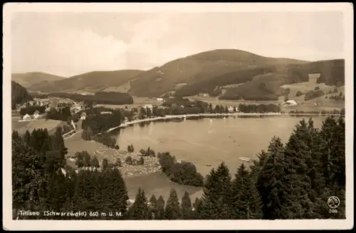 Ansichtskarte Titisee-Neustadt Tittisee (Schwarzwald) 860 m ü. M. 1937