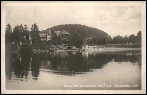 Titisee-Neustadt Titisee (Bad. Schwarzwald) Partie am Hotel 1927