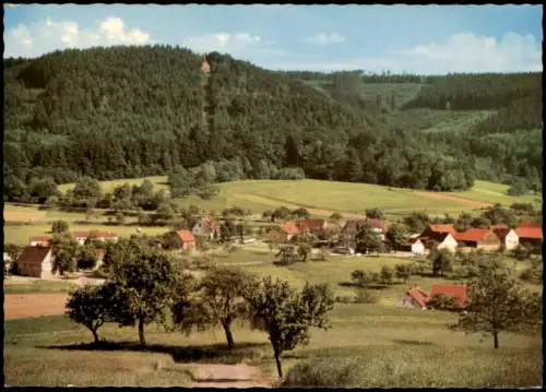 Ansichtskarte Lauten-Weschnitz Ortsansicht Weschnitz im Odenwald 1978