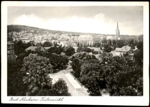 Ansichtskarte Bad Nauheim Panorama-Ansicht Teilansicht 1958