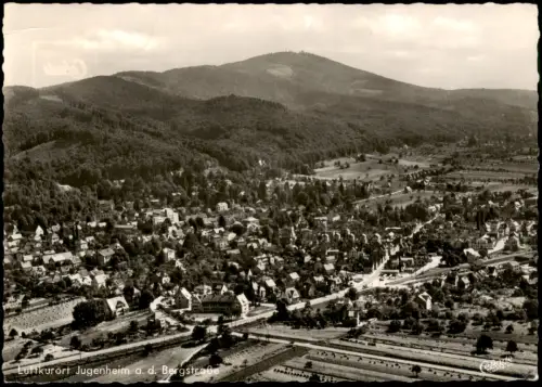 Ansichtskarte Seeheim-Jugenheim Ortsansicht Jugenheim a.d. Bergstraße 1965