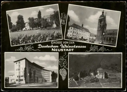 Neustadt an der Weinstraße N Haardt MB mit 4 Ortsansichten Weinstrasse 1962
