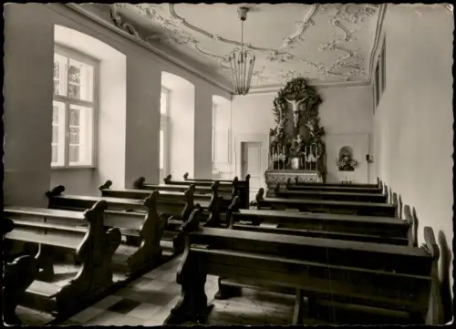 Messelhausen-Lauda Hauskapelle Pius-Keller-Haus in Messelhausen 1965