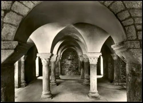 Ansichtskarte Bad Gandersheim MÜNSTER Ehem Damenstiftskirche Krypta 1960
