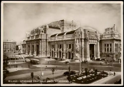 Mailand Milano Hauptbahnhof STAZIONE CENTRALE (ARCH. STACCHINI) 1932