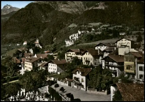 Dorf Tirol-Meran Merano Panorama-Ansicht Tirolo presso Merano 1961