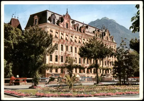 Cartolina Meran Merano Hotel ESPLANADE Meran Italy 1962