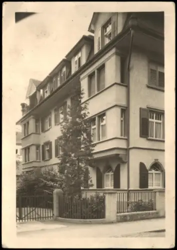 Ansichtskarte .Schweiz  Hausansicht Privathaus 1942   gelaufen Stempel ZÜRICH