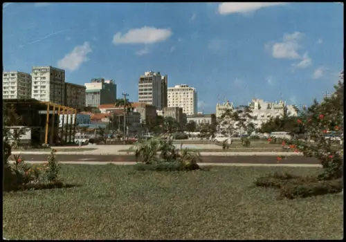 Postcard Belém Teilansicht BELÉM PA Praça John F. Kennedy 1980