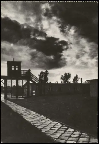 Danzig Gdańsk Sztutowo   Nazi-Konzentrationslager Gedenkkarte 1980