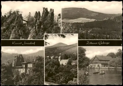 Jonsdorf Nonnenfelsen, Nonnenfelsenbaude, Jonsberg HOG Gondelfahrt Lausche 1972