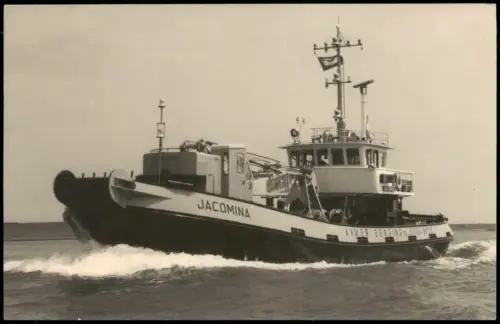 Ansichtskarte  Schiff Ship Schiffsfoto-AK AKKER BERSING JACOMINA 1960