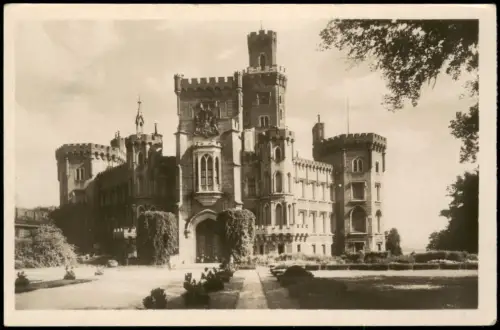 Frauenberg Hluboká nad Vltavou státní zámek - Schloß Fotokarte 1951