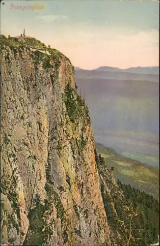 Cartolina Sarnunich Sarnonico Penegalspitze 1915  Südtirol