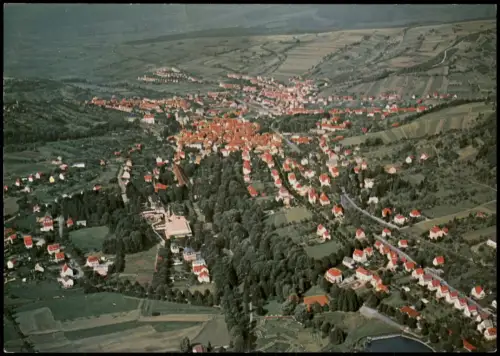 Ansichtskarte Bad Orb Luftbild Gesamtansicht vom Flugzeug aus 1960