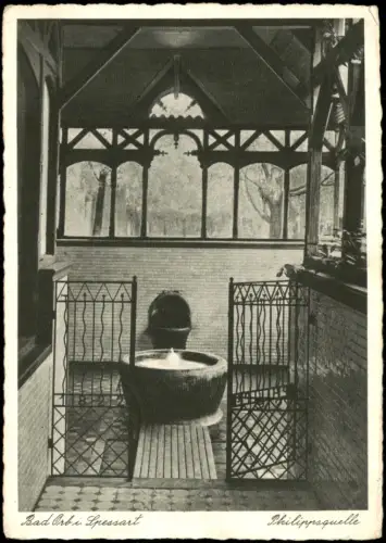 Ansichtskarte Bad Orb Philippsquelle 1950