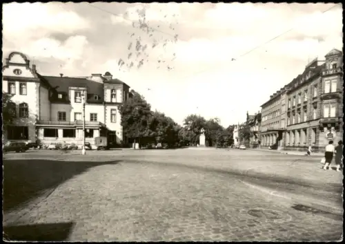 Ansichtskarte Saarlouis Saalbau 30er Denkmal Kreissparkasse 1980