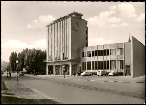 Ansichtskarte Saarlouis Theater am Ring, Filmtheater, Kino 1975/1960