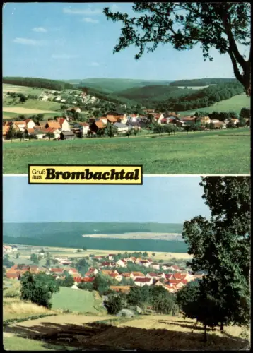 Ansichtskarte Brombachtal Mehrbildkarte mit 2 Ortsansichten 1975